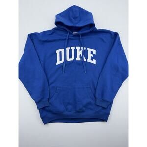 Vtg Duke Blue Devils Hoodie Sweatshirt Hoodie Mens Extra Large NCAA Basketball